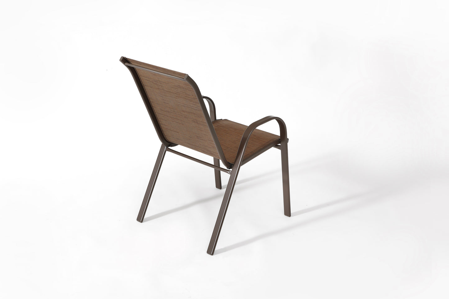 Stacking patio armchairs