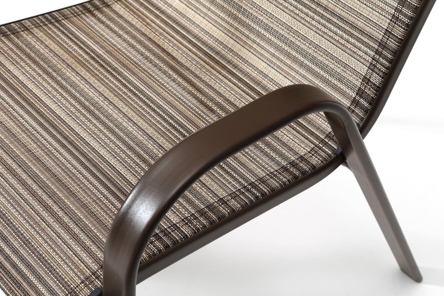 Stacking patio armchairs