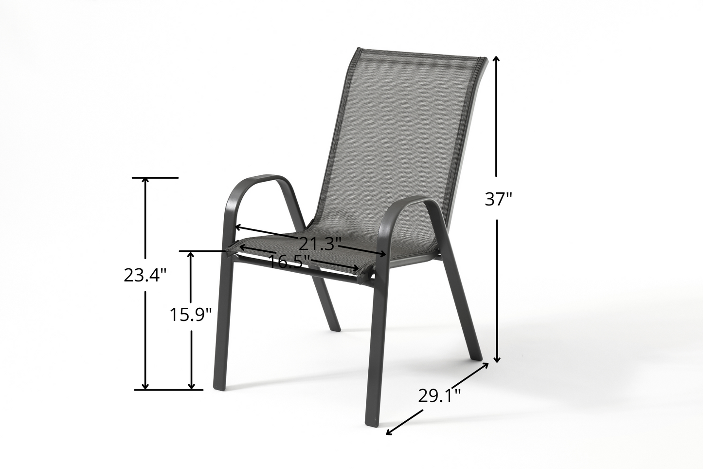 7 Piece Patio Dining Fire Pit Set