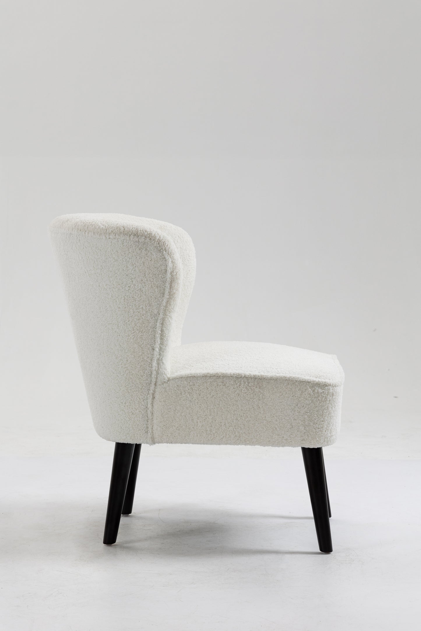 Curved Back Accent Chair