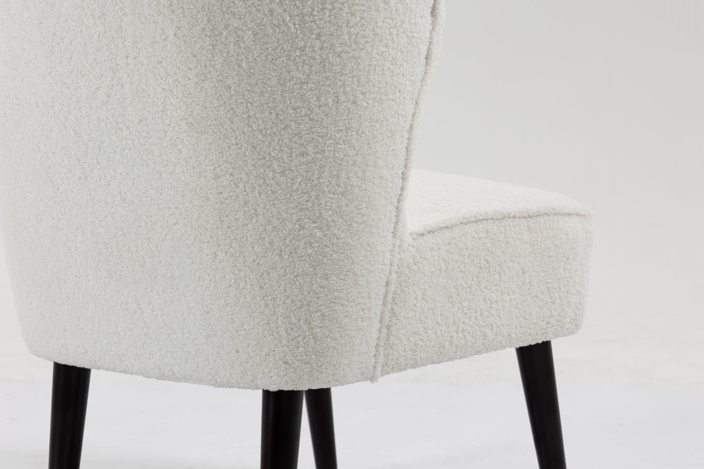 Curved Back Accent Chair