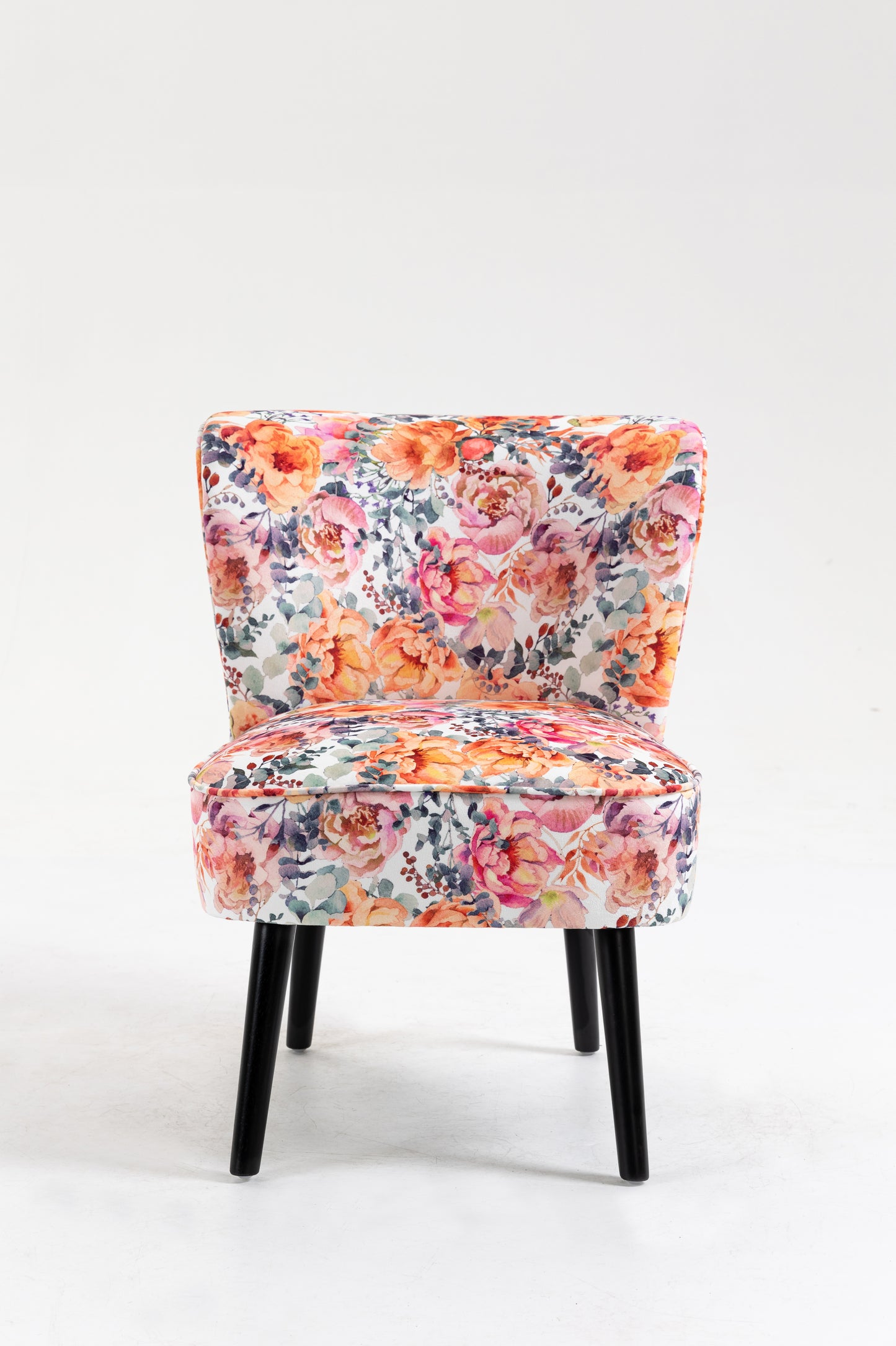 Curved Back Accent Chair