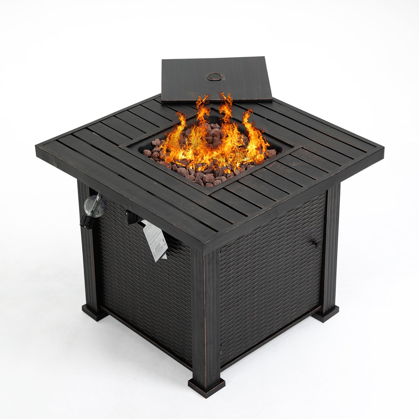 Propane Fire Pit Table w/ Table Cover