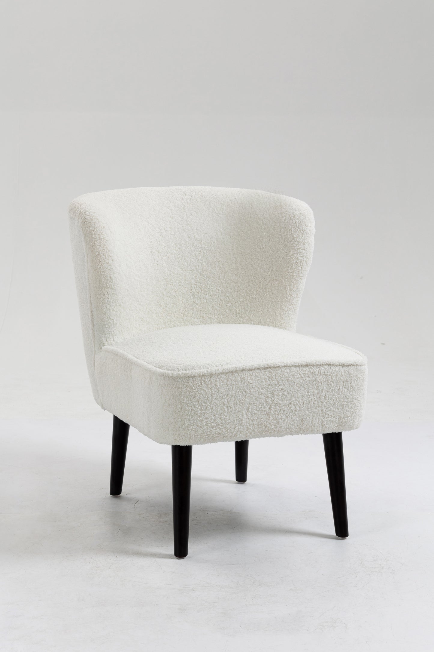 Curved Back Accent Chair